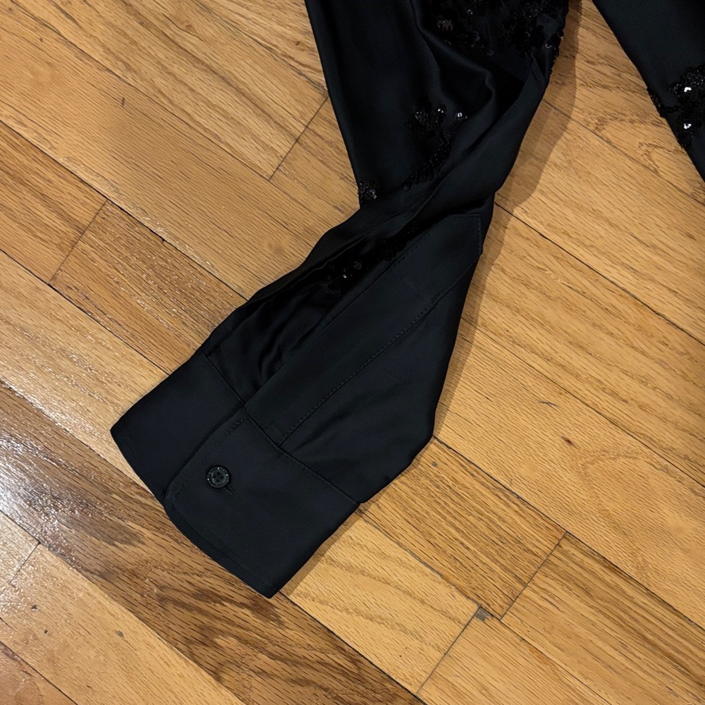 Zara Sequined Button Down Shirt - image 4